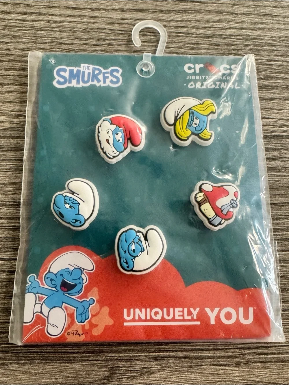 Crocs Jibbitz Charms Original The Smurfs Set Of 5 Uniquely YOU